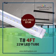Illuminate your Interior with T8 4ft 22W LED Tubes